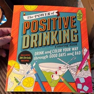 Positive Drinking Coloring Book